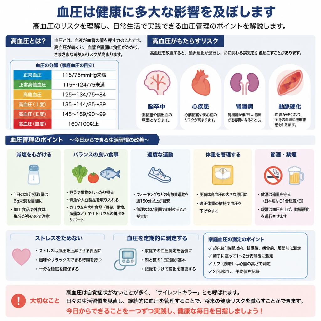 血圧管理で心の健康を